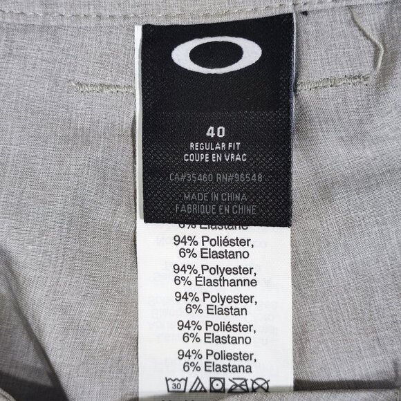 Oakley Hybrid flat front short men's size 40 beige colour surfer board short - Picture 5 of 11